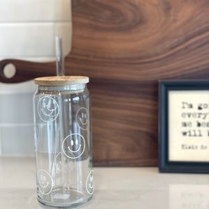 Custom Smiley face tumbler